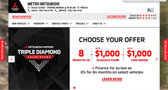 Desktop Screenshot of metromitsubishi.ca