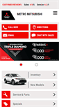 Mobile Screenshot of metromitsubishi.ca